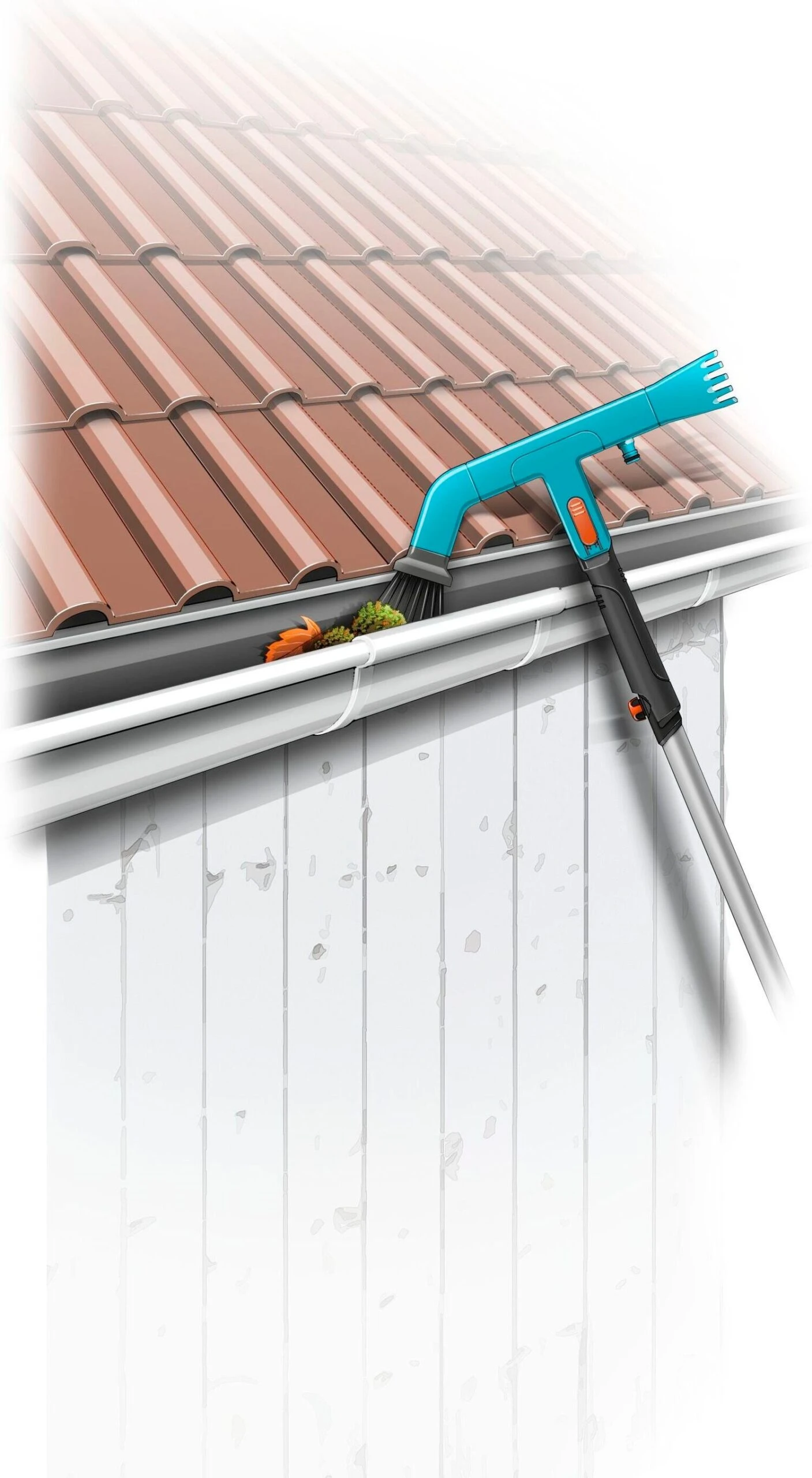 Gardena Combisystem Gootreiniger 52,8 X 18 X 10,2 Cm 3 Gardena Combisystem Gootreiniger 52,8 X 18 X 10,2 Cm - Afbeelding 3