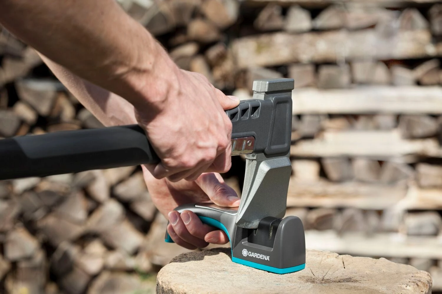 Gardena Slijper Turquoise / Grijs 30 X 11,5 X 6 Cm 3 Gardena Slijper Turquoise / Grijs 30 X 11,5 X 6 Cm - Afbeelding 3