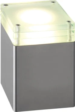 Garden Lights Sokkel Lilium Zilver 10 X 10 X 17 Cm