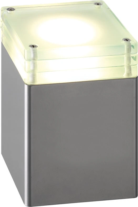 Garden Lights Sokkel Lilium Zilver 10 X 10 X 17 Cm 1 Garden Lights Sokkel Lilium Zilver 10 X 10 X 17 Cm