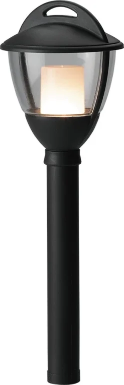 Garden Lights Sokkel Laurus Zwart 12 X 12 X 36,5 Cm