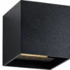 Garden Lights Wandlamp Mauri Zwart 10 X 10 X 10 Cm