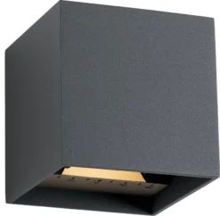 Garden Lights Wandlamp Mauri Antraciet 10 X 10 X 10 Cm