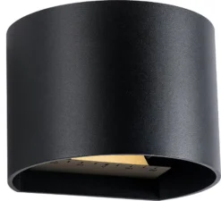 Garden Lights Wandlamp Goura Zwart 14 X 11,5 X 10 Cm