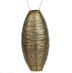 Lumiz Solar Lampion Goud D 20 H 45 Cm