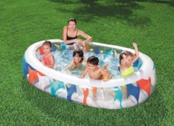 Bestway Kinderzwembad Elliptic Ovaal 229 X 152 X 51 Cm -Buiten Gereedschaps Winkel 6942138951462 8