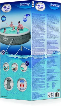 Bestway Opblaasbaar Zwembad Marin Rond Zwart D 396 H 84 Cm 9 Bestway Opblaasbaar Zwembad Marin Rond Zwart D 396 H 84 Cm -Buiten Gereedschaps Winkel 6942138968323 6