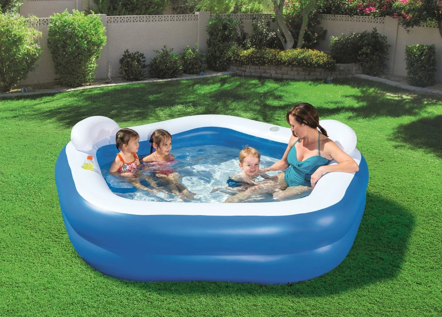 Bestway Opblaasbaar Zwembad Pentagonaal 231 X 207 X 69 Cm 9 Bestway Opblaasbaar Zwembad Pentagonaal 231 X 207 X 69 Cm - Afbeelding 9