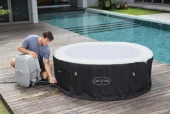 Bestway Opblaasbare Jacuzzi Lay-Z-Spa Miami 2 Rond Zwart D 180 H 66 Cm -Buiten Gereedschaps Winkel 6942138977332 6