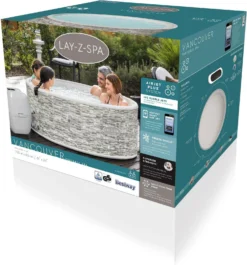 Bestway Opblaasbare Jacuzzi Lay-Z-Spa Vancouver Plus Rond Grijs D 155 H 60 Cm 29 Bestway Opblaasbare Jacuzzi Lay-Z-Spa Vancouver Plus Rond Grijs D 155 H 60 Cm -Buiten Gereedschaps Winkel 6942138978896 15
