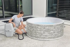 Bestway Opblaasbare Jacuzzi Lay-Z-Spa Vancouver Plus Rond Grijs D 155 H 60 Cm 18 Bestway Opblaasbare Jacuzzi Lay-Z-Spa Vancouver Plus Rond Grijs D 155 H 60 Cm -Buiten Gereedschaps Winkel 6942138978896 4
