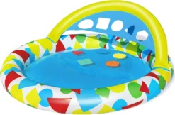 Bestway Kinderzwembad Ovaal Splash & Learn 120 X 117 X 46 Cm 1+