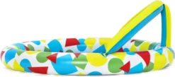 Bestway Kinderzwembad Ovaal Splash & Learn 120 X 117 X 46 Cm 1+ -Buiten Gereedschaps Winkel 6942138983906 2 1