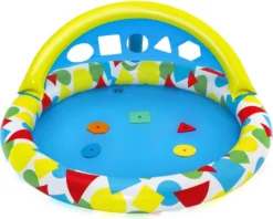 Bestway Kinderzwembad Ovaal Splash & Learn 120 X 117 X 46 Cm 1+ -Buiten Gereedschaps Winkel 6942138983906 3 1
