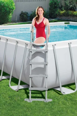 Bestway Frame Zwembad Power Steel Rechthoek 412 X 201 X 122 Cm -Buiten Gereedschaps Winkel 6942138986464 10