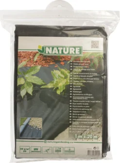 Nature Grondbedekkingsvlies 1 X 20m 50 G/m² Zwart -Buiten Gereedschaps Winkel 8711338302200 2