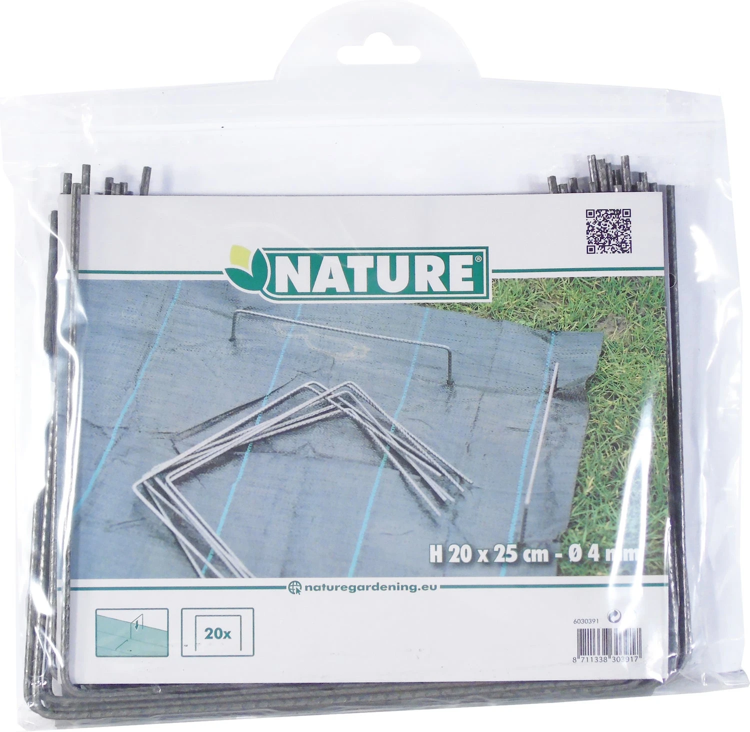 Nature Gronddoekpennen Metaal H20 X 25cm 20 Stuks 3 Nature Gronddoekpennen Metaal H20 X 25cm 20 Stuks - Afbeelding 3