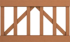 Tuinpoort Recht Colorado Hardhout 60 X 100 Cm