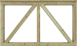 Tuinpoort Recht Donau Grenen 60 X 100 Cm