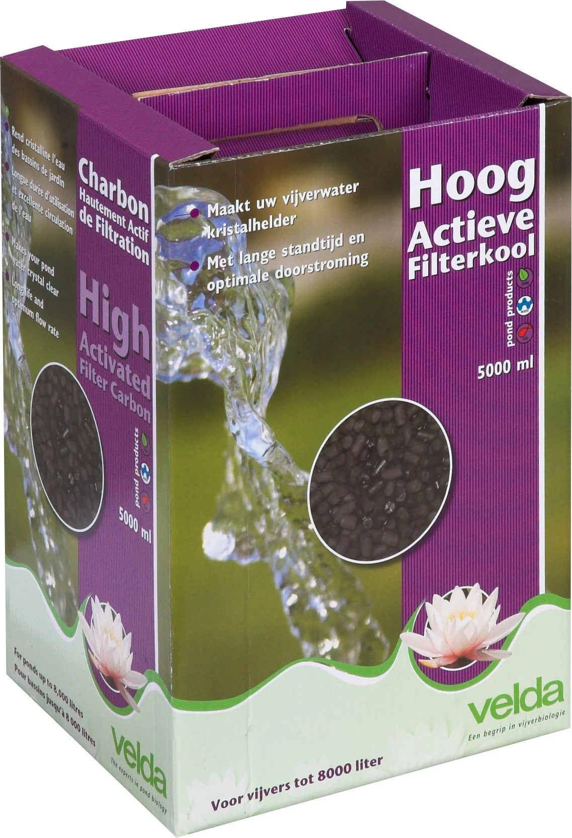 Velda Hoog Actieve Filterkool 5000 Ml 1 Velda Hoog Actieve Filterkool 5000 Ml