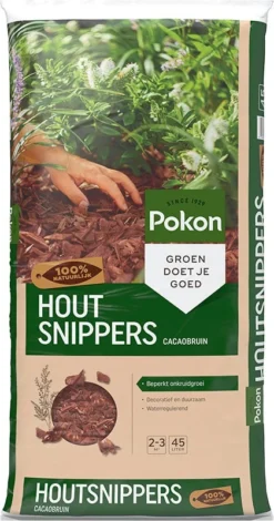 Pokon Houtsnippers Cacaobruin 45 L