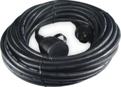 Calex Verlengsnoer IP44 Zwart 20 M