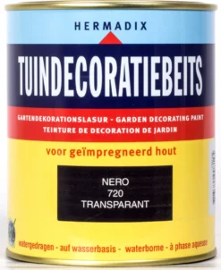 Hermadix Tuindecoratiebeits Zwart 750 Ml