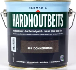 Hermadix Hardhoutbeits Donkergrijs 2,5 L