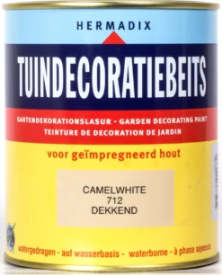 Hermadix Tuindecoratiebeits Camel Wit 750 Ml