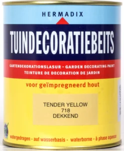 Hermadix Tuindecoratiebeits Lichtgeel 750 Ml