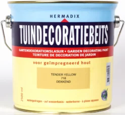 Hermadix Tuindecoratiebeits Lichtgeel 2,5 L