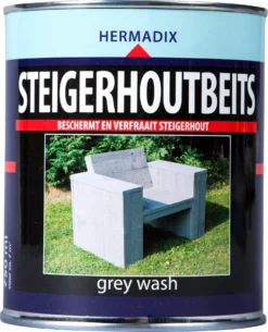 Hermadix Steigerhoutbeits Greywash 750 Ml