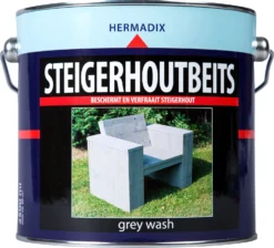 Hermadix Steigerhoutbeits Greywash 2,5 L