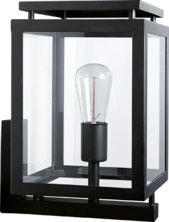 KS Verlichting Wandlamp De Vecht Zwart 27 X 22 X 37 Cm