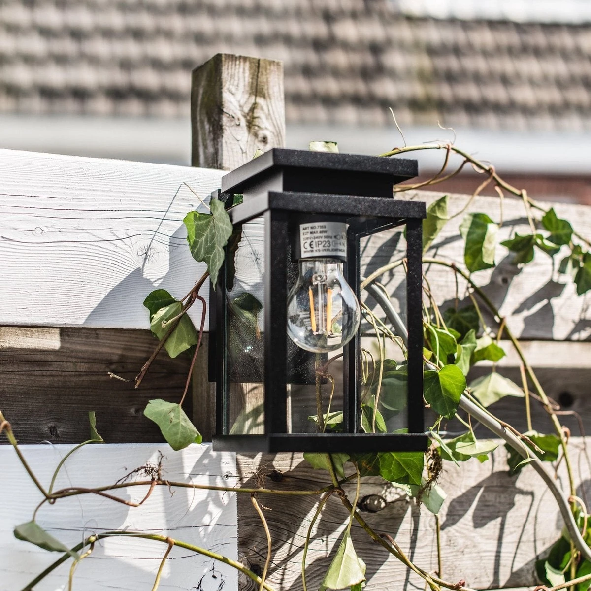 KS Verlichting Wandlamp Jersey Zwart 18 X 13 X 22 Cm 2 KS Verlichting Wandlamp Jersey Zwart 18 X 13 X 22 Cm - Afbeelding 2