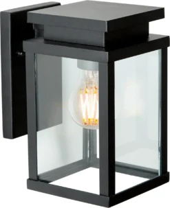KS Verlichting Wandlamp Jersey Zwart 18 X 13 X 22 Cm