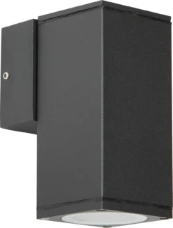 KS Verlichting Wandlamp Kelvin Down Zwart 9,5 X 6 X 13 Cm