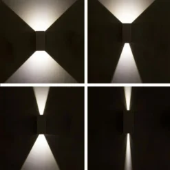 KS Verlichting Wandlamp Channel Zwart 12 X 7,5 X 17 Cm -Buiten Gereedschaps Winkel 8714732746540 3