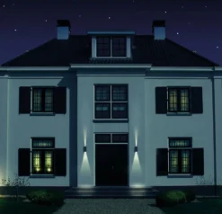 KS Verlichting Wandlamp Channel Zwart 12 X 7,5 X 17 Cm -Buiten Gereedschaps Winkel 8714732746540 5