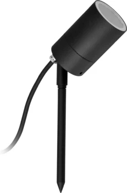 KS Verlichting Grondspot Led Pin Zwart 6 X 6 X 28 Cm