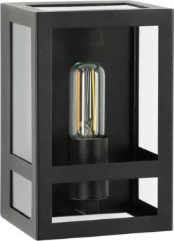 KS Verlichting Wandlamp City Zwart 15 X 12 X 23 Cm