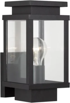 KS Verlichting Wandlamp Boston Zwart 16 X 12,7 X 26 Cm