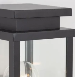 KS Verlichting Wandlamp Boston Zwart 16 X 12,7 X 26 Cm -Buiten Gereedschaps Winkel 8714732776707 5