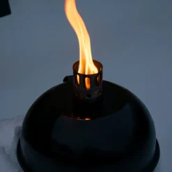 Esschert Design Olielamp Fancy Flames Zwart D 20 H 20,7 Cm -Buiten Gereedschaps Winkel 8714982009457 4