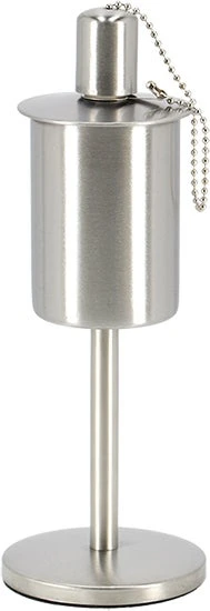 Esschert Design Tuinfakkel Fancy Flames Zilver 9,1 X 9,1 X 25,8 Cm