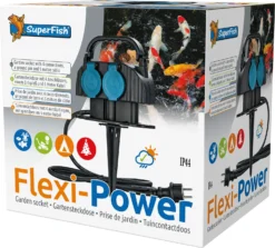 Superfish Stekkerdoos 4x Flexi-Power 5 M -Buiten Gereedschaps Winkel 8715897020971 3