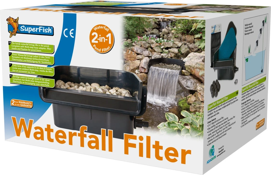 Superfish Waterval Filter 2-in-1 35 X 42 X 30 Cm 2 Superfish Waterval Filter 2-in-1 35 X 42 X 30 Cm - Afbeelding 2