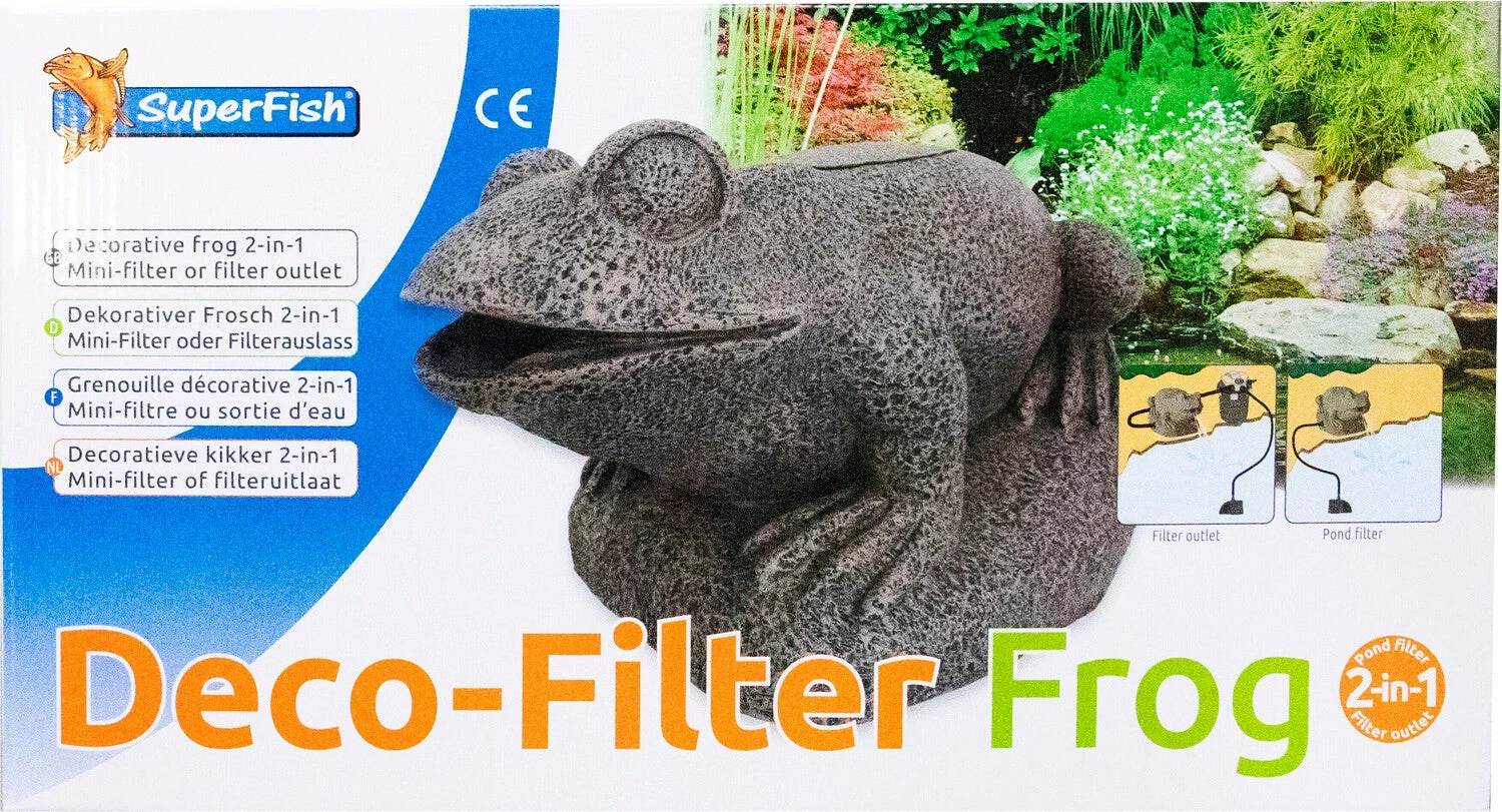 Superfish Vijverdecoratie En Filter Kikker 36 X 23,5 X 24,5 Cm 2 Superfish Vijverdecoratie En Filter Kikker 36 X 23,5 X 24,5 Cm - Afbeelding 2