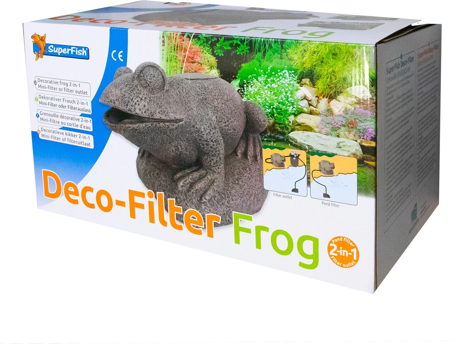 Superfish Vijverdecoratie En Filter Kikker 36 X 23,5 X 24,5 Cm 3 Superfish Vijverdecoratie En Filter Kikker 36 X 23,5 X 24,5 Cm - Afbeelding 3