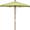 Intratuin Parasol Napoli Groen 80+UV D 300 Cm